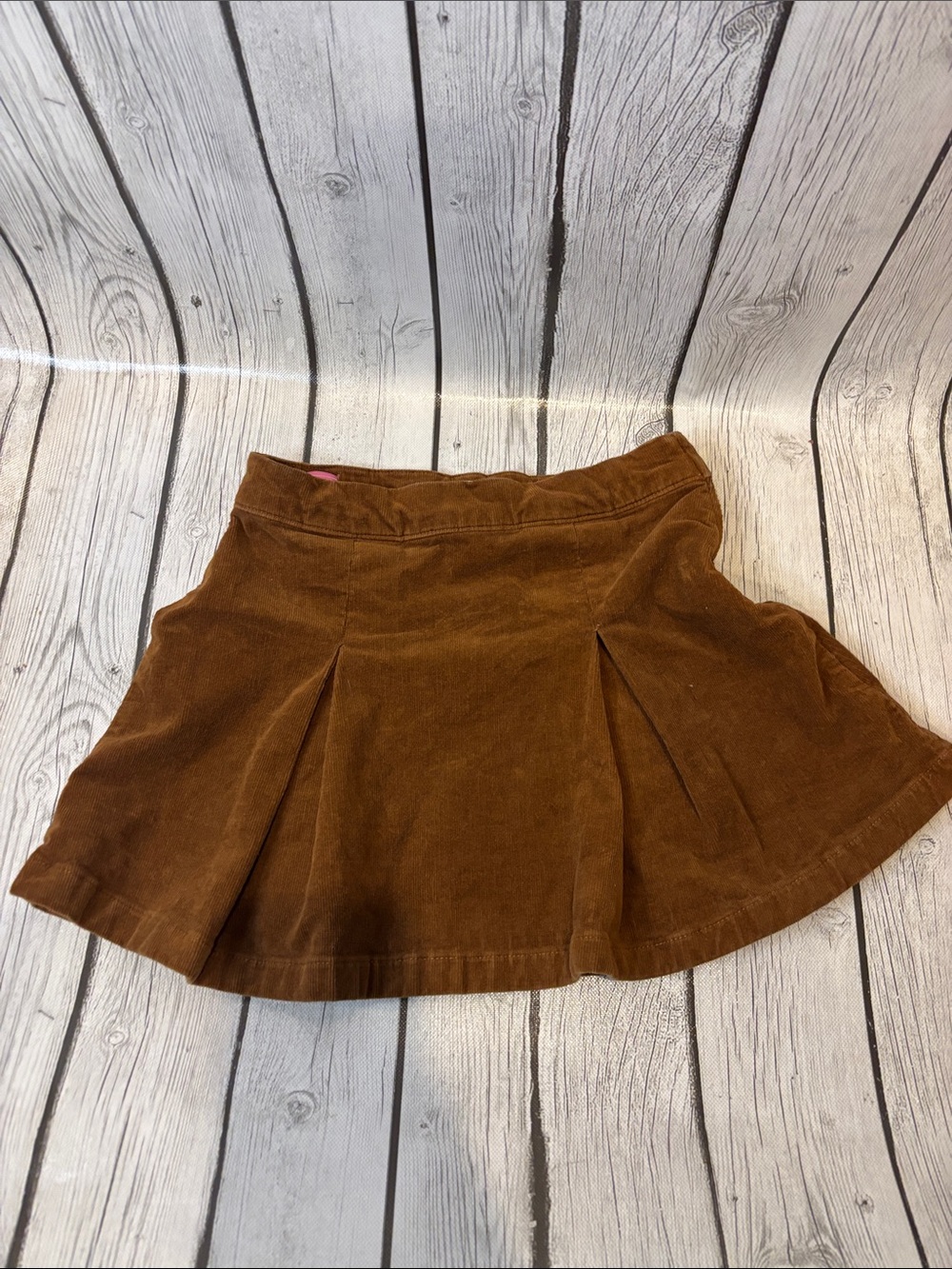 Crewcuts Brown Corduroy Pleated Girls' Skirt size 10